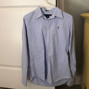 Women’s Ralph Lauren Chambray Button Down. Size 6.